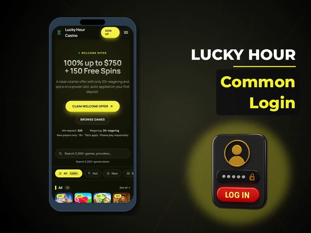 Lucky Hour - Common Login