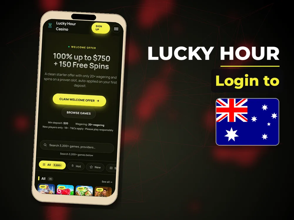 Lucky Hour - Login to